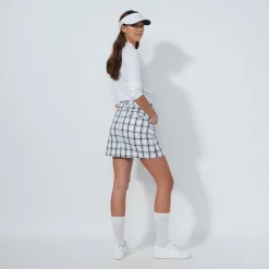 Daily Sports Golf Plaid 41 Cm Vit White-Black