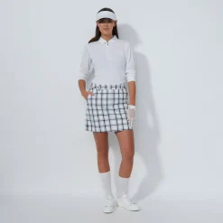 Daily Sports Golf Plaid 41 Cm Vit White-Black