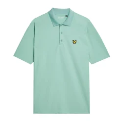 Lyle & Scott Golf Tech Polo Mineral Turq (X523) New