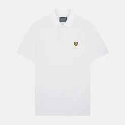 Lyle & Scott Golf Tech Polo Vit Vit (626) Discount