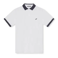 Goatlane Golf Tech Polo Vit Blå White/Blue Outlet