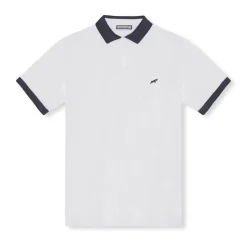 Goatlane Golf Tech Polo Vit Blå White/Blue Outlet