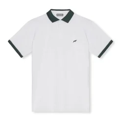 Goatlane Golf Tech Polo Vit Grön White/Green Hot