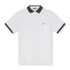 Goatlane Golf Tech Polo Vit Grön White/Green Hot