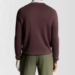 Lyle & Scott Golf V Neck Pullover Rosa Berry Sale
