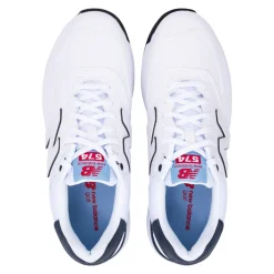 New Balance 574 Greens v2 Vit Blå White/Blue Outlet