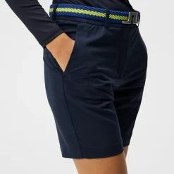 J.Lindeberg Gwen Long Shorts Blå JL Navy Discount