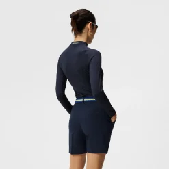 J.Lindeberg Gwen Long Shorts Blå JL Navy Discount