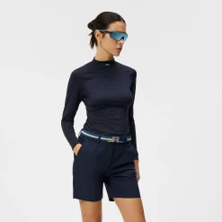 J.Lindeberg Gwen Long Shorts Blå JL Navy Discount