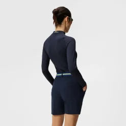 J.Lindeberg Gwen Long Shorts Blå JL Navy Discount