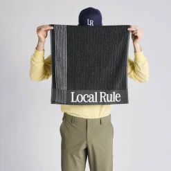 Local Rule Gym Towel Svart Black Outlet