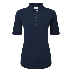 FootJoy Half Sleeve Ruched Lisle Blå Navy Best
