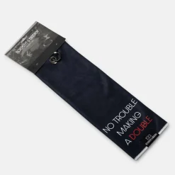 Bogeys & Birdies Handduk Tri-Fold Black No Trouble Clearance