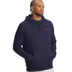 Under Armour Hazard Warning Hoodie Blå Navy (Midnight 410) Clearance