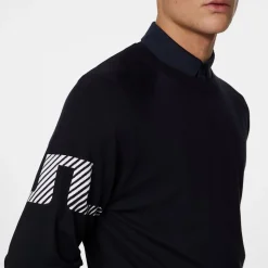 J.Lindeberg Heath Knitted Sweater Blå JL Navy Sale