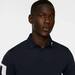 J.Lindeberg Heath Regular Fit Golf Polo Blå JL Navy