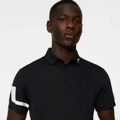 J.Lindeberg Heath Regular Fit Golf Polo Svart Black