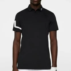 J.Lindeberg Heath Regular Fit Golf Polo Svart Black