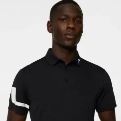 J.Lindeberg Heath Regular Fit Golf Polo Svart Black