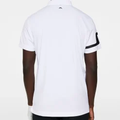 J.Lindeberg Heath Regular Fit Golf Polo Vit White Discount