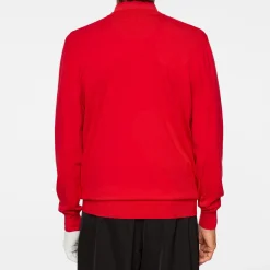 J.Lindeberg Henry Knitted Sweater Barbados-Cherry Discount