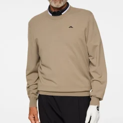 J.Lindeberg Henry Knitted Sweater Brindle Outlet