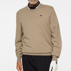 J.Lindeberg Henry Knitted Sweater Brindle Outlet