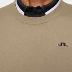 J.Lindeberg Henry Knitted Sweater Brindle Outlet