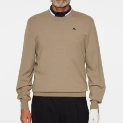 J.Lindeberg Henry Knitted Sweater Brindle Outlet