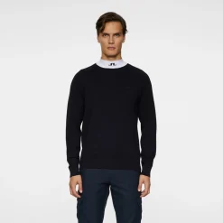 J.Lindeberg Henry Knitted Sweater Blå JL Navy