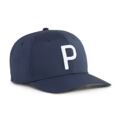 Puma Heritage P Tech Cap Deep-Navy-White-Glow Clearance