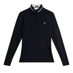 J.Lindeberg Hertta Long Sleeve Polo Blå JL Navy Hot