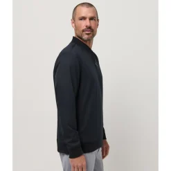 Travis Mathew Highway M 1/4 Zip Svart Black Hot