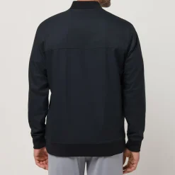 Travis Mathew Highway M 1/4 Zip Svart Black Hot