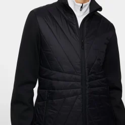 J.Lindeberg Holma Quilt Hybrid Svart Black Sale