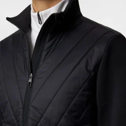 J.Lindeberg Holma Quilt Hybrid Svart Black Sale
