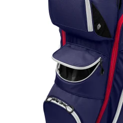 Wilson I-Lock Cart Bag Navy-White-Red Discount