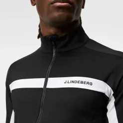 J.Lindeberg Jarvis Mid Layer Svart Black Discount