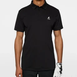 J.Lindeberg Jason Polo JL x Kangol Svart Black Online