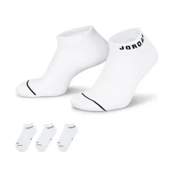 Nike Jordan Everyday No-Show Socks 3 Pairs White-Black Best