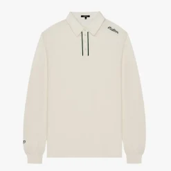 Malbon Golf JP LS Cotton Modal Pique Vit Cream Discount