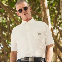 Malbon Golf JP Osprey Polo Vit White Sale