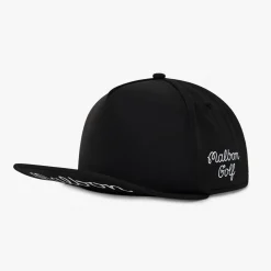Malbon Golf JP 5 Panel Hat Svart Black Hot