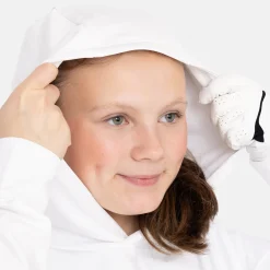 Bogeys & Birdies Jr Tech Hood Vit White Clearance
