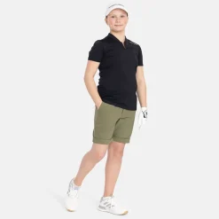 Bogeys & Birdies Jr 4-Way Stretch Short Leaf Clover Green New