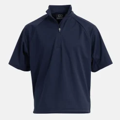 Bogeys & Birdies Jr Windbreaker SS 1/4 Zip Blå Navy