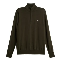 J.Lindeberg Kian Zipped Sweater Forest-Green Online