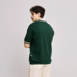 Local Rule Knit Polo Grön Green Online