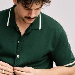Local Rule Knit Polo Grön Green Online