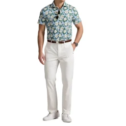 Ralph Lauren Knit-Polo LT WT Airflow AOP Georgia Rose Office
